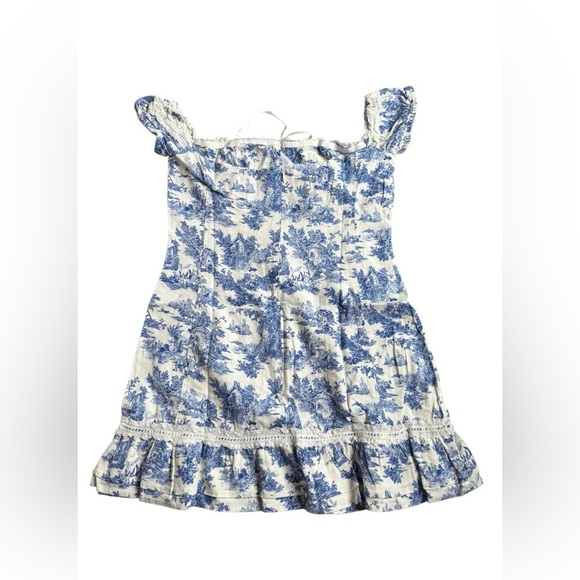 Kimchi Blue Francesca Off-The-Shoulder Mini Dress Size L - Picture 3 of 4